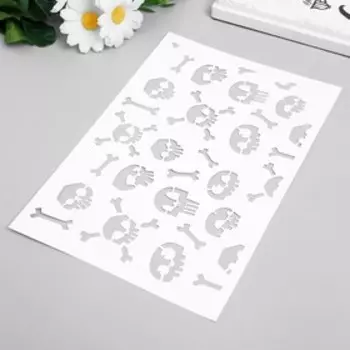 Трафарет пластик "Кости" 24х16 см