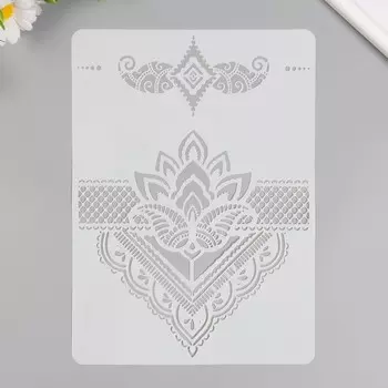 Трафарет пластик «Лотос», 2129.7 см