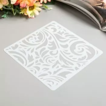 Трафарет пластик «Растительный узор», 1515 см