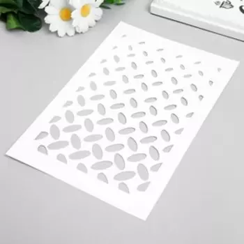 Трафарет пластик "Рубчик" 24х16 см