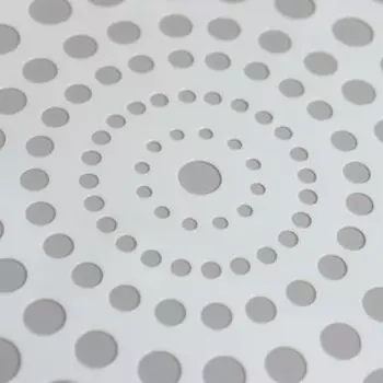 Трафарет пластик "Солнце из шариков" 13х13 см