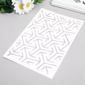 Трафарет пластик "Углы" 24х16 см