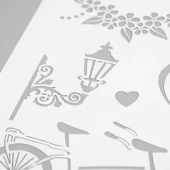 Трафарет пластик "Велосипед" 22х31 см