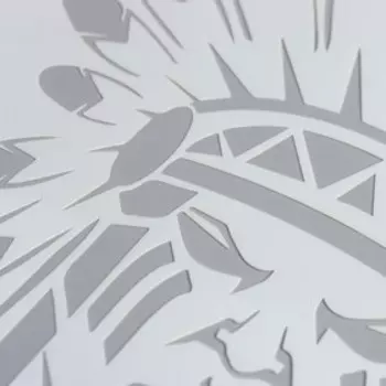 Трафарет пластик "Вождь" 29,7х21 см