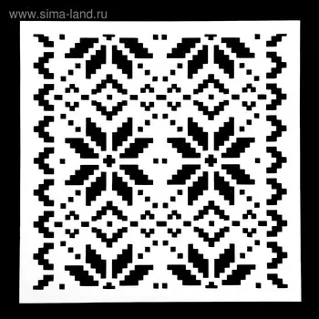 Трафарет пластик "Вязка"