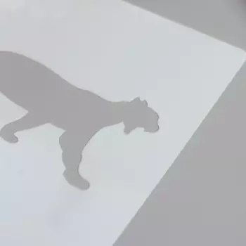 Трафарет пластик "Животные. Пантера" 13х13 см