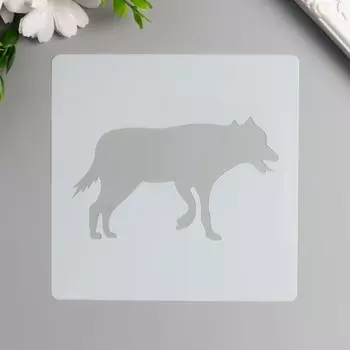 Трафарет пластик «Животные. Волк», 1313 см