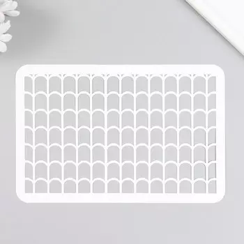 Трафарет пластиковый "Кровля" 16х24 см