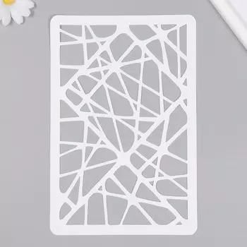 Трафарет пластиковый "Линии" 16х24 см