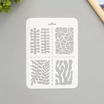 Трафарет пластиковый "Плитки" 16х22 см