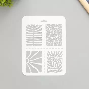 Пластиковый трафарет для творчества «Плитки», шаблон, 1622 см