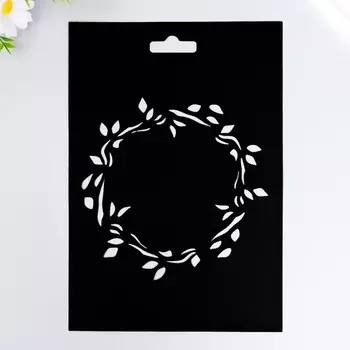 Трафарет пластиковый "Рамка" 20х29см