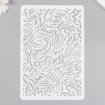 Трафарет пластиковый "Текстура 16х24 см