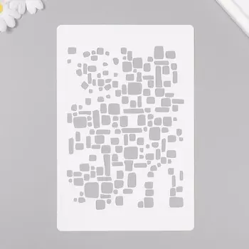 Трафарет пластиковый "Текстура. Мозаика"16х24 см