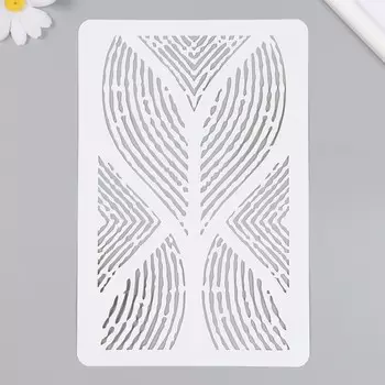 Трафарет пластиковый "Узор" 16х24 см