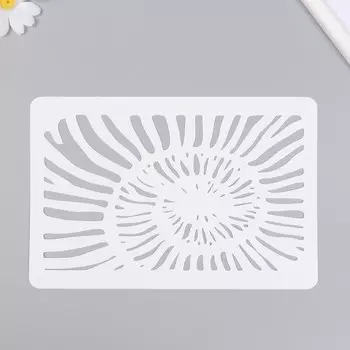 Трафарет пластиковый "Узор" 16х24 см