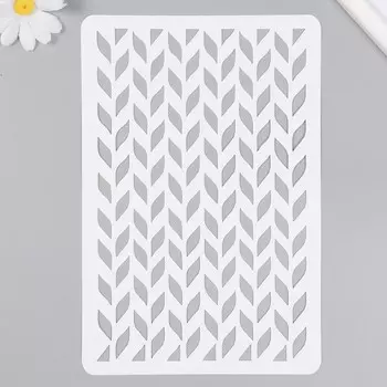 Трафарет пластиковый "Узор" 16х24 см