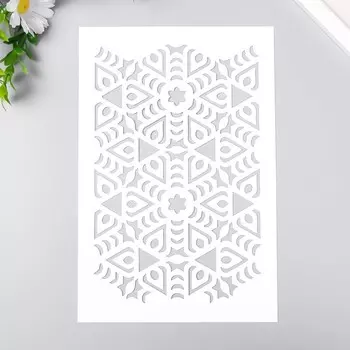 Трафарет пластиковый "Узор" 24х16 см