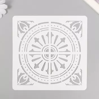 Трафарет плитка 15х15 см