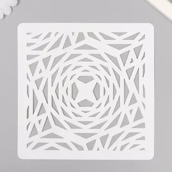 Трафарет плитка 15х15 см