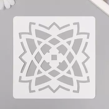 Трафарет плитка 15х15 см