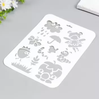 Трафарет "Приключения ягодки" 22х31 см