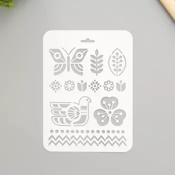 Трафарет "Птичка" 16х22 см