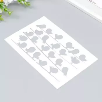 Трафарет "Птички" 24х16 см