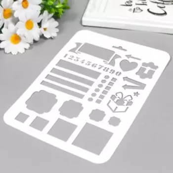 Трафарет "Рамочки для оформления" 22х16 см