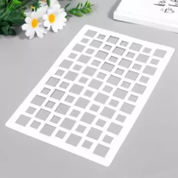 Трафарет "Разные квадраты" 24х16 см