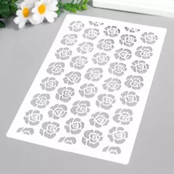 Трафарет "Розочки" 24х16 см