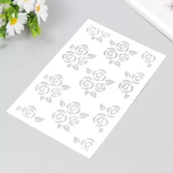 Трафарет "Розочки" 24х16 см