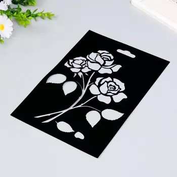 Трафарет "Розы" 20х29см