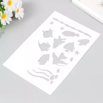 Трафарет "Рыбки" 24х16 см