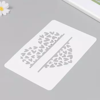 Трафарет "Сердечко" 16х24 см