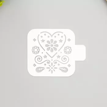 Трафарет "Сердечко" 9х9 см