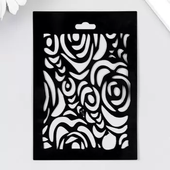 Трафарет пластиковый "Сетка №12" 9,5х14см