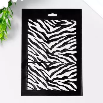 Трафарет пластиковый "Сетка №13" 9,5х14см