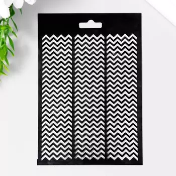 Трафарет пластиковый "Сетка" 9,5х14см