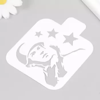 Трафарет "Солдат" 9х9 см