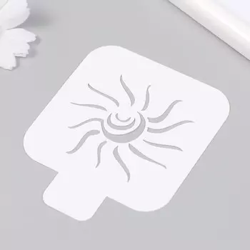 Трафарет "Солнце" 9х9 см