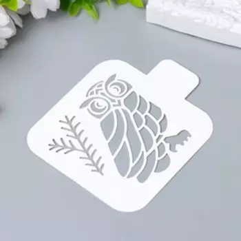 Трафарет "Сова" 9х9 см