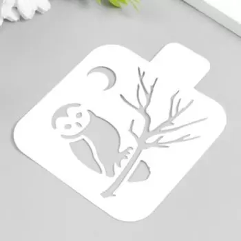 Трафарет "Сова" 9х9 см