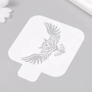 Трафарет "Сова" 9х9 см