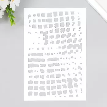 Трафарет пластиковый "Текстура" 24х16 см