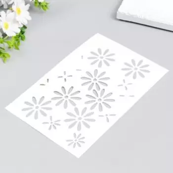 Трафарет "Текстура цветочки" 24х16 см