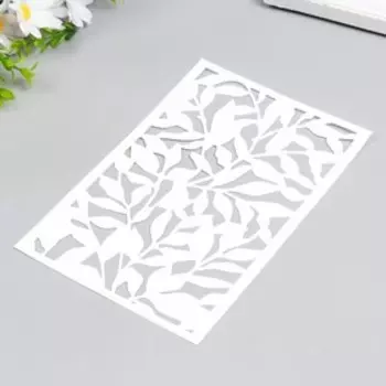 Трафарет пластиковый "Текстура веточки" 24х16 см