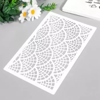 Трафарет пластиковый "Текстурный рисунок" 24х16 см