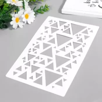 Трафарет "Треугольники" 24х16 см
