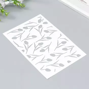 Трафарет "Тюльпаны" 24х16 см